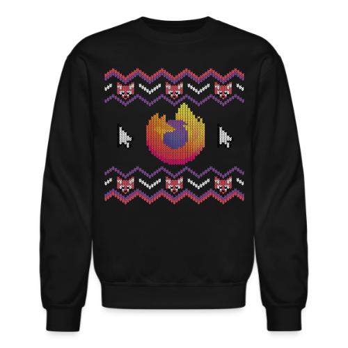 Firefox Ugly Sweater - Unisex Crewneck Sweatshirt