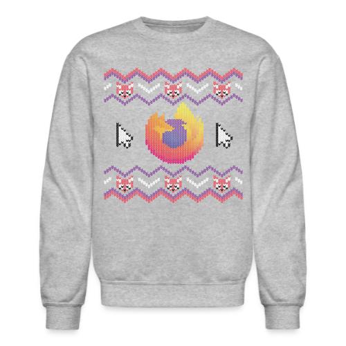 Firefox Ugly Sweater - Unisex Crewneck Sweatshirt