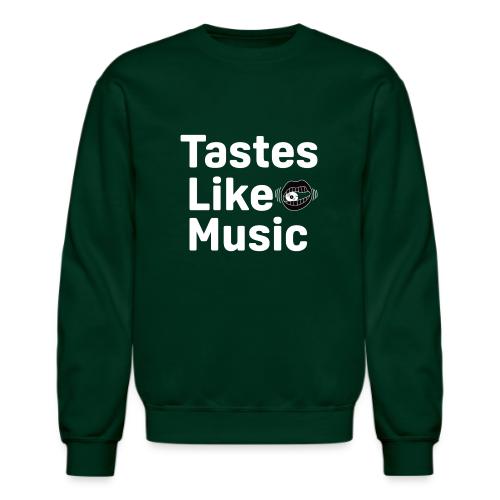 Tastes Like Music Black and White Logo - Unisex Crewneck Sweatshirt
