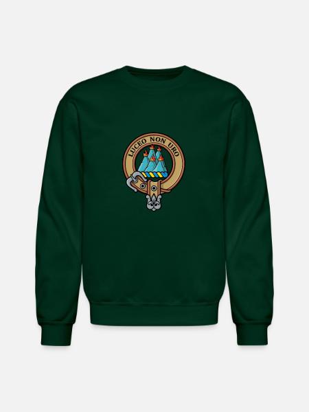 Clan MacKenzie Crest - Unisex Crewneck Sweatshirt - forest green