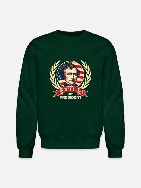 President Franklin Pierce - Unisex Crewneck Sweatshirt - forest green