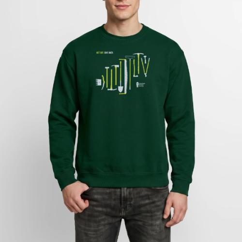 Get Out. Give Back. Trail Tool Arrangement - Unisex Crewneck Sweatshirt