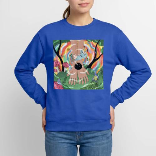 Falling into Jesus' Wonderland - Unisex Crewneck Sweatshirt