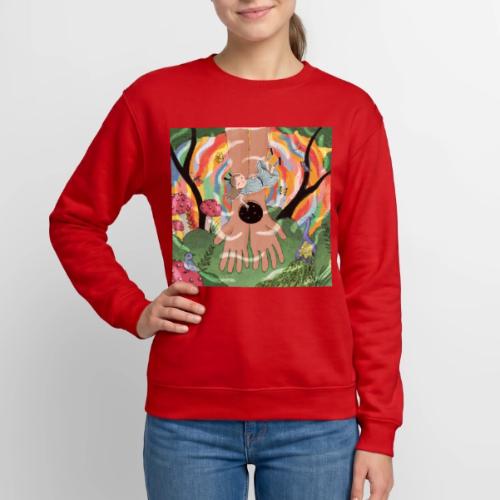 Falling into Jesus' Wonderland - Unisex Crewneck Sweatshirt
