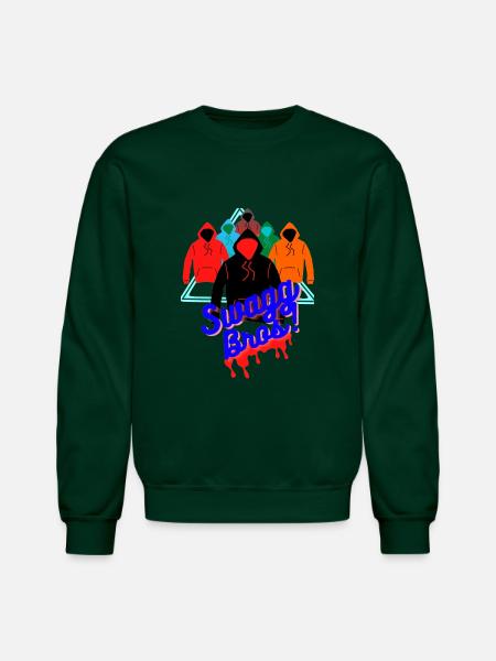 swag bros - Unisex Crewneck Sweatshirt - forest green