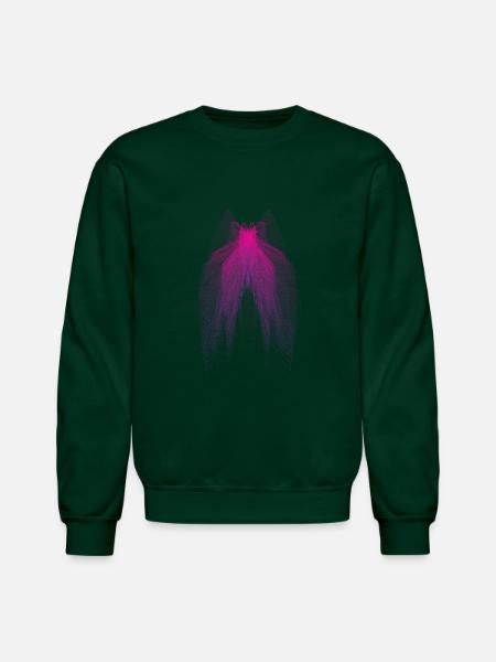 Abstract Dot Design - Unisex Crewneck Sweatshirt - forest green