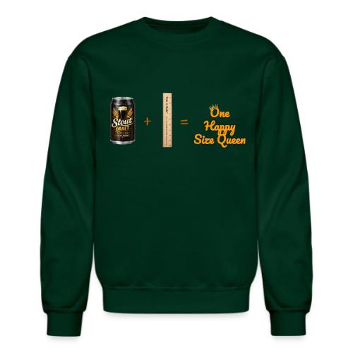Happy Size Queen - Unisex Crewneck Sweatshirt