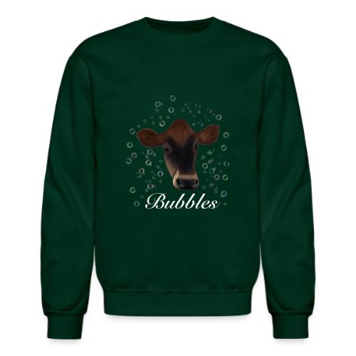 Bubbles, White Version - Unisex Crewneck Sweatshirt