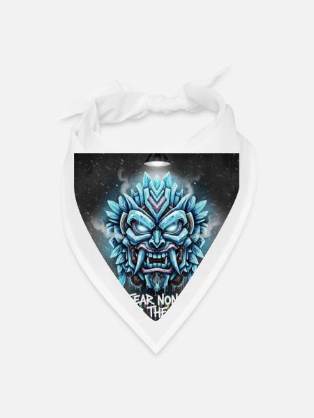 Ice Crystal Style – Frostpunk Design - Bandana - white