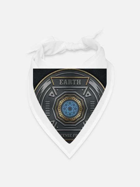 Earth Defense Orb Emblem - Bandana - white