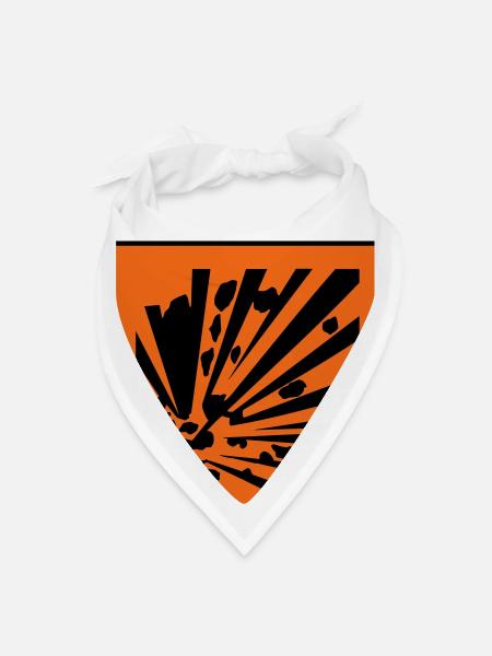 Explosive - Bandana - white - Front