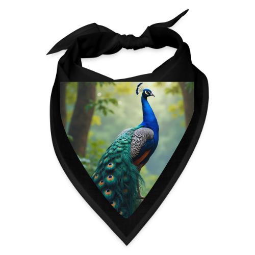 Majestic Peacock in Enchanted Forest - Bandana
