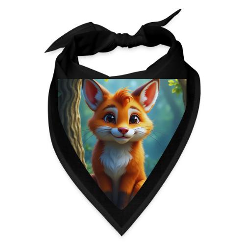 Magical fantasy fox in enchanted forest scene - Bandana
