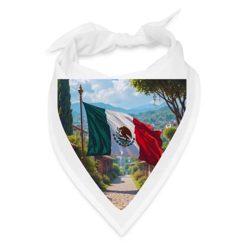 Mexican flag surrounded by nature and magic town - Bandana