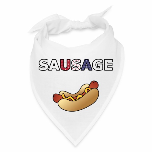 Patriotic BBQ Sausage - Bandana
