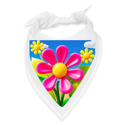 Pink Floral Peace | Sky & Nature Design - Bandana