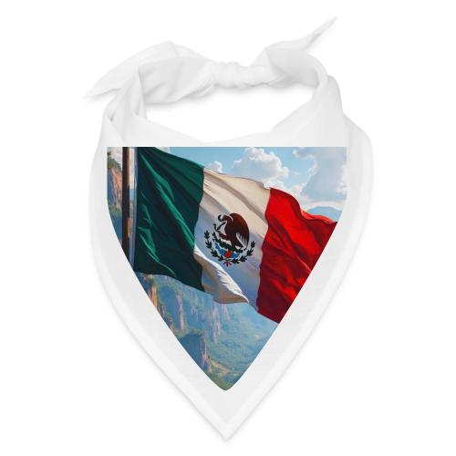 Mexican Flag in Mountain Nature Landscape - Bandana