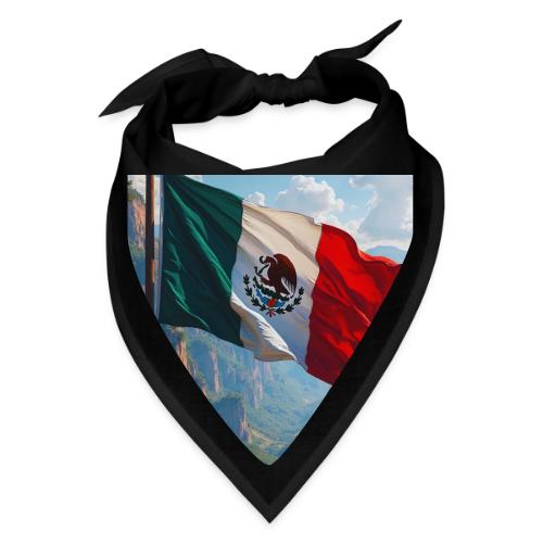 Mexican Flag in Mountain Nature Landscape - Bandana