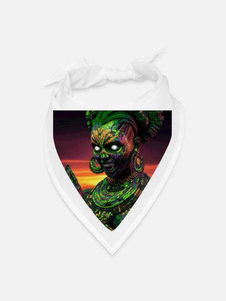 Untitled_design_-10-Mystic Undead Queen – Tribal D - Bandana - white