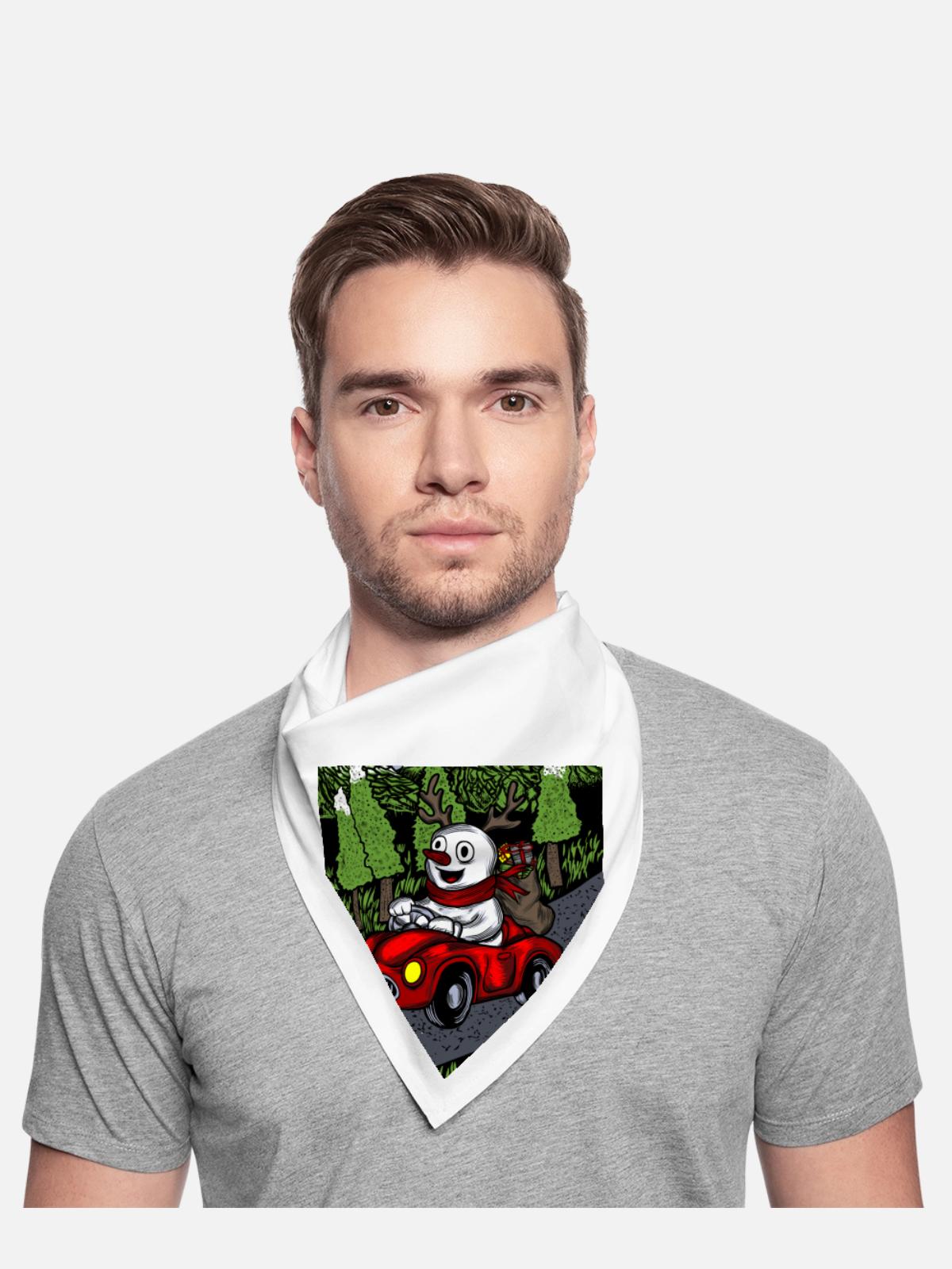 snowman blue sky version - Bandana - white - Front - TBD (187cm)
