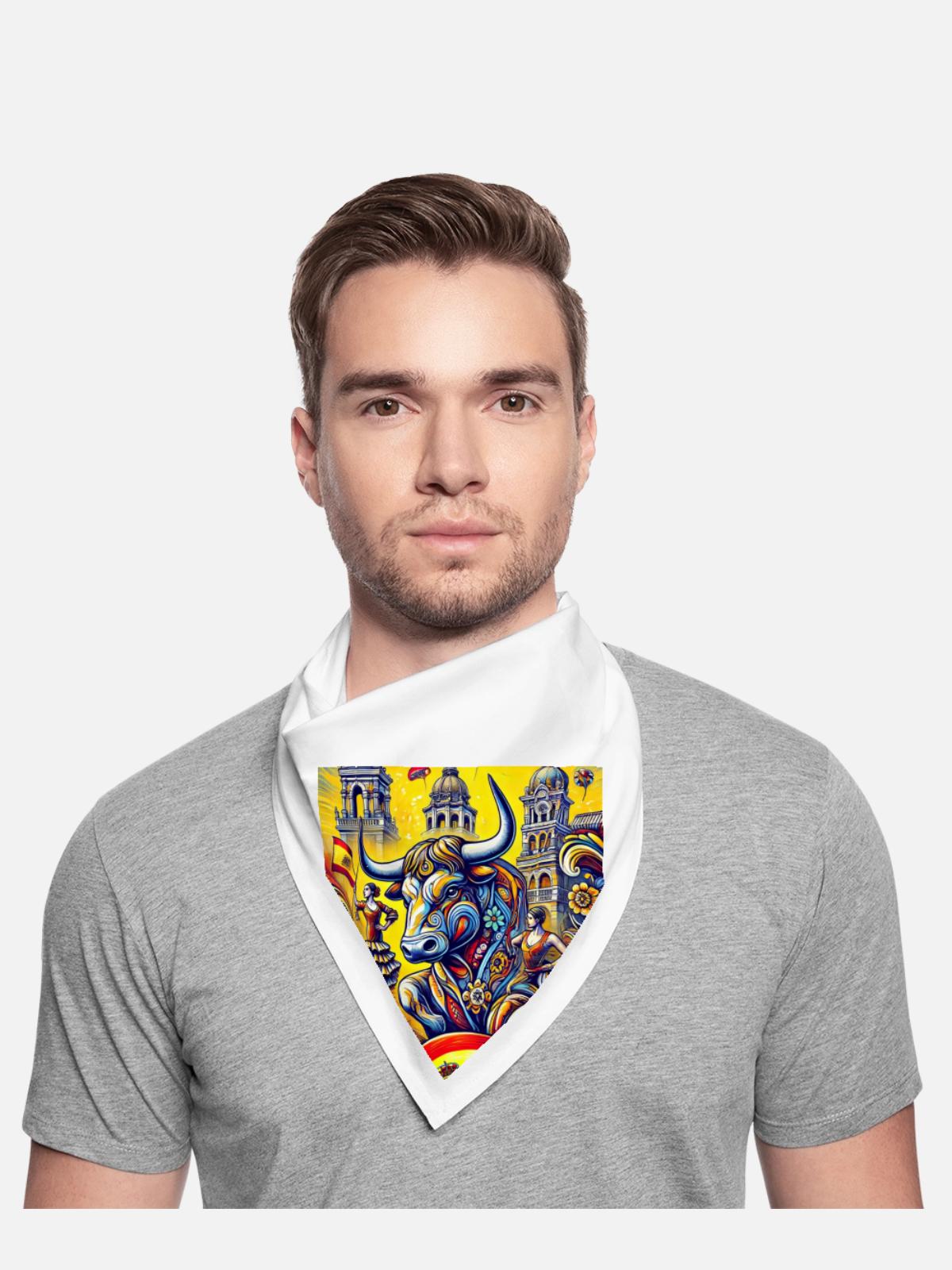 Spanien Stier Espana Design - Bandana - white - Front - TBD (187cm)