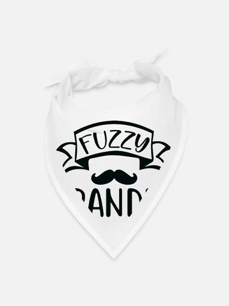 Beard-Bearded Father - Bandana - white - Front