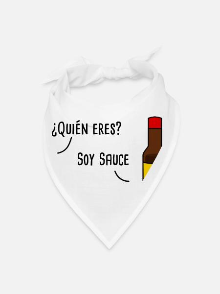 Soy Sauce Spanish Puns Collection - Bandana - white
