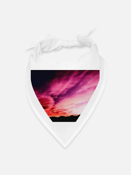 Western Feathers - Bandana - white