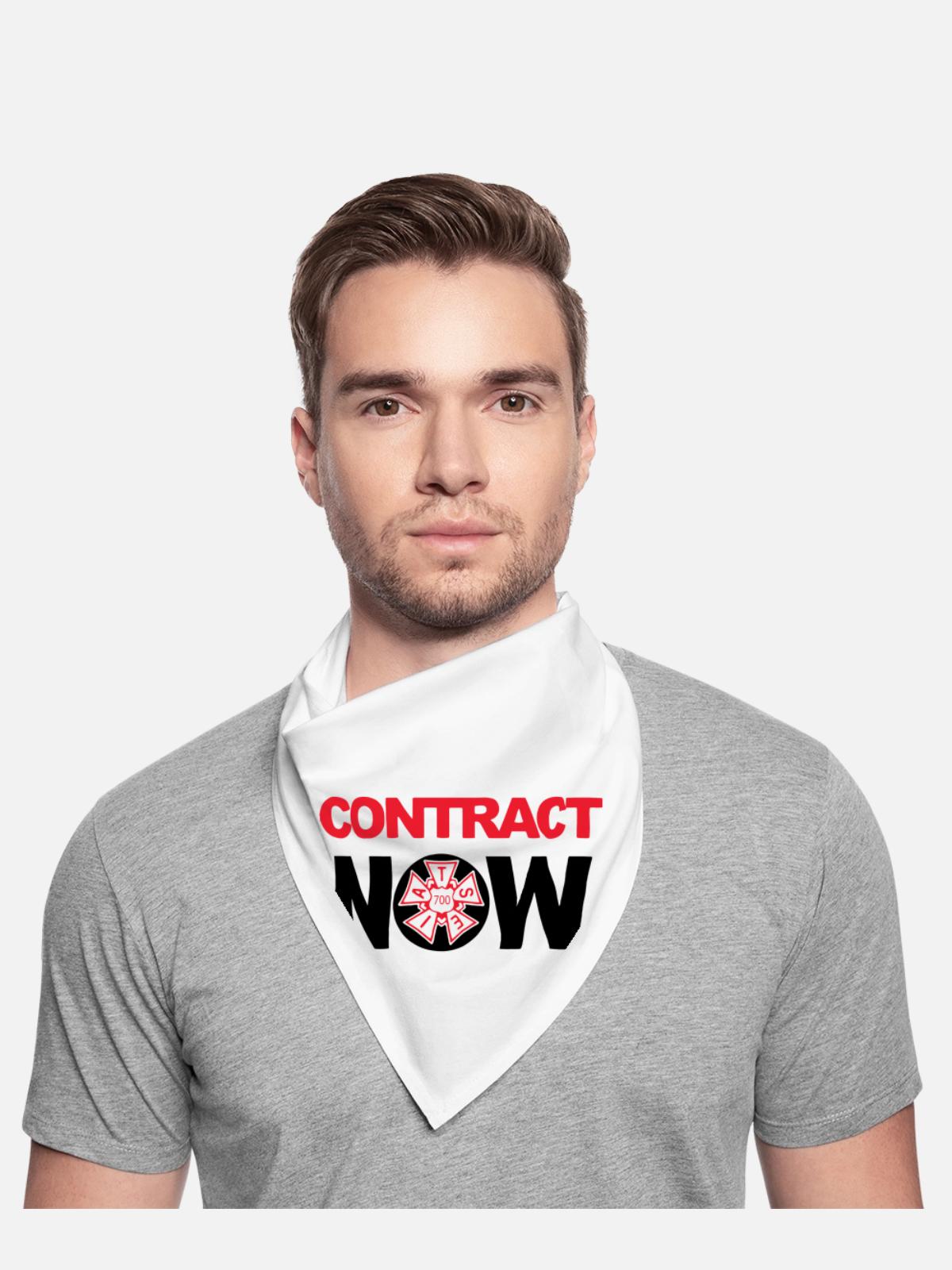 Contract now snl t shirt - Bandana - white - Front - TBD (187cm)
