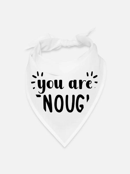 You Are Enough - Bandana - white