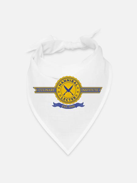 Hannibal Lecter Culinary Institute - Bandana - white - Front