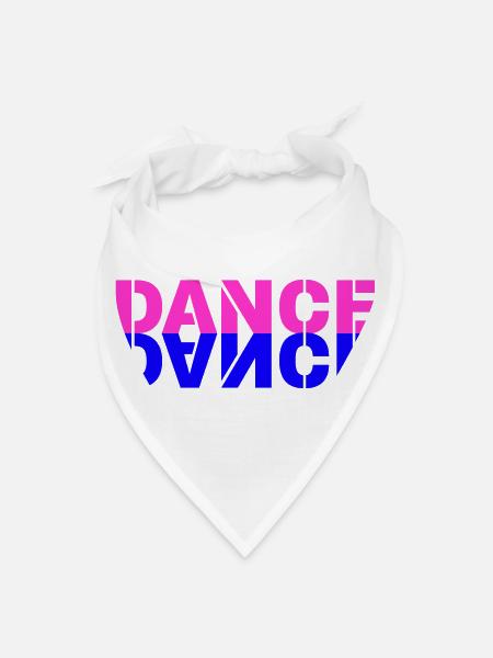 Mirror Dance Design cool - Bandana - white - Front