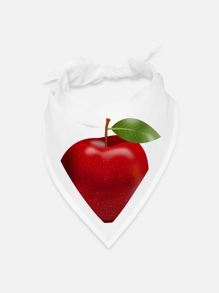 Apple - Bandana - white - Front