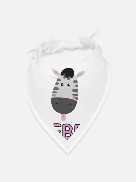 ZEBRA - Bandana - white