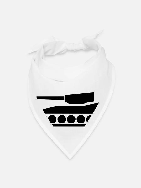 Tank - Bandana - white - Front