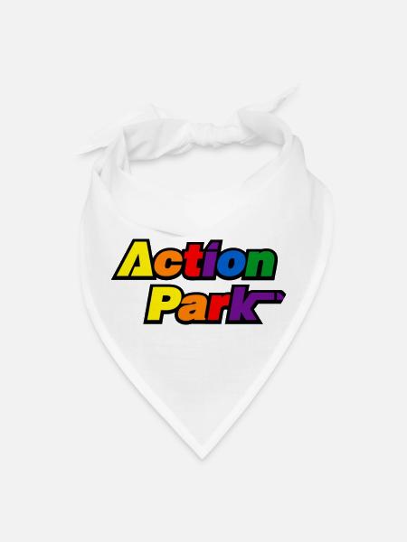 Action Park - Bandana - white - Front