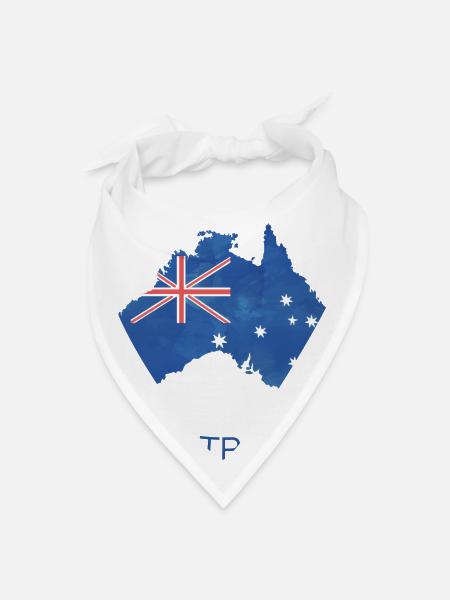 australia logo - Bandana - white