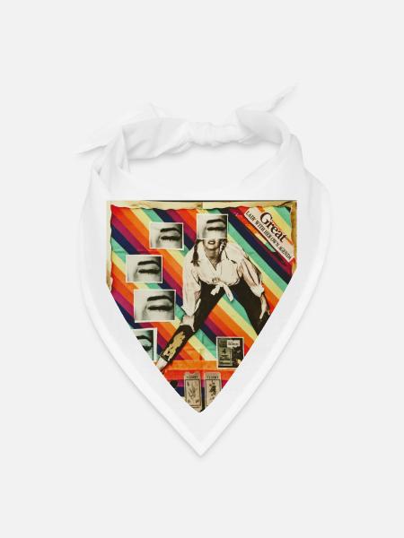 Great Lady With Her Own Agenda - Bandana - white