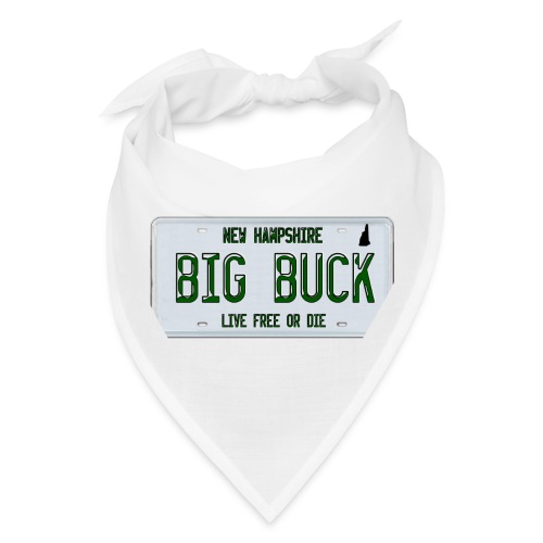 Big Buck NH License Plate Camo - Bandana