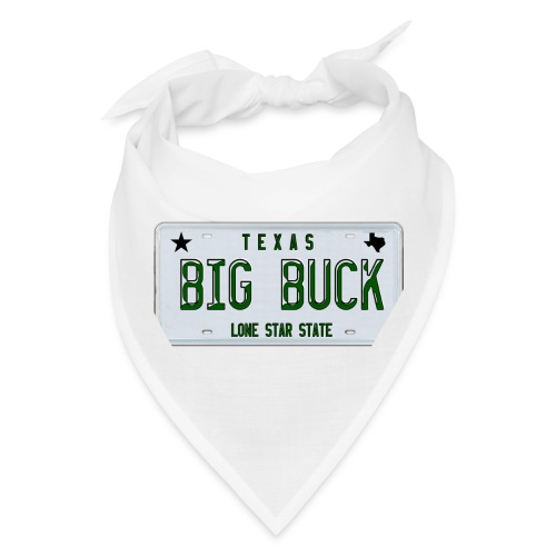 Texas LICENSE PLATE Big Buck Camo - Bandana
