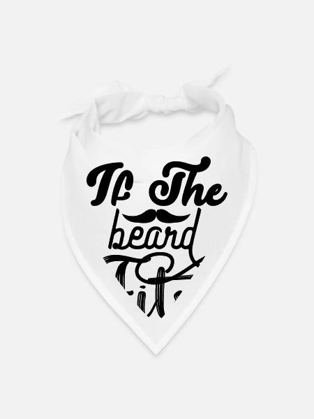 Beard-Bearded Father - Bandana - white - Front