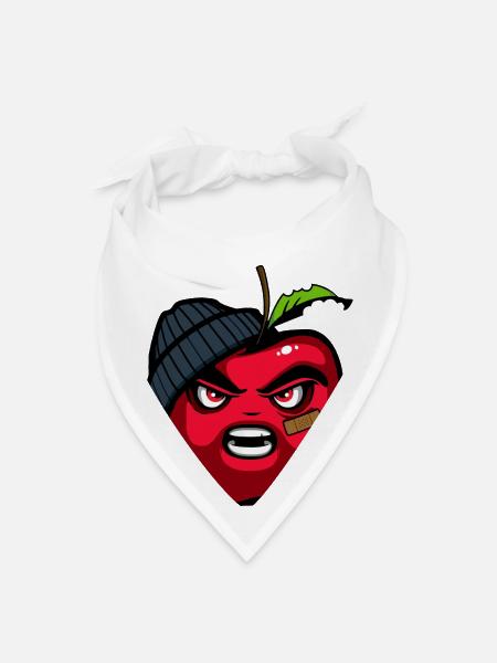 Apple - Bandana - white - Front