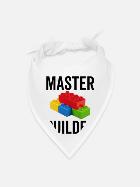 Master Builder - Bandana - white - Front
