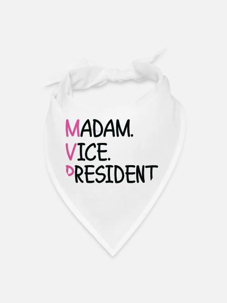 Madam Vice President - Bandana - white - Front