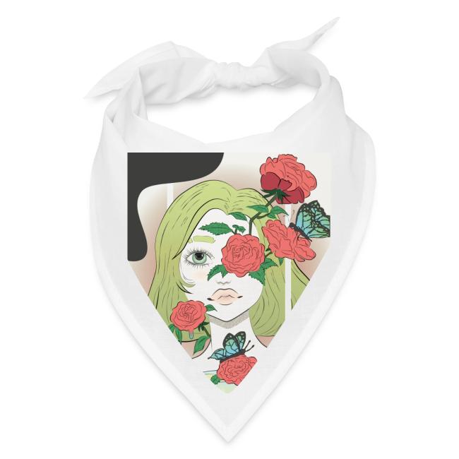 Girl with Rose Vine