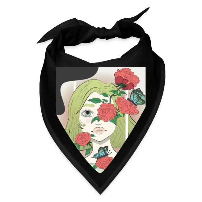 Girl with Rose Vine