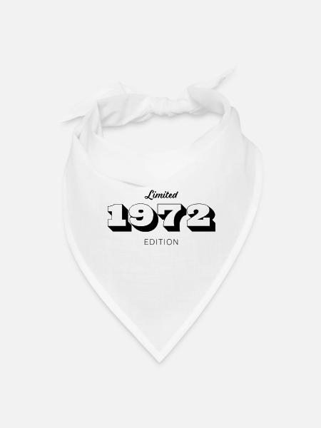 Limited Edition Established 1972 - Bandana - white - Front