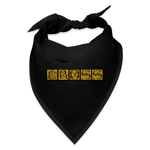 Cr0ss Gold-Out logo - Bandana