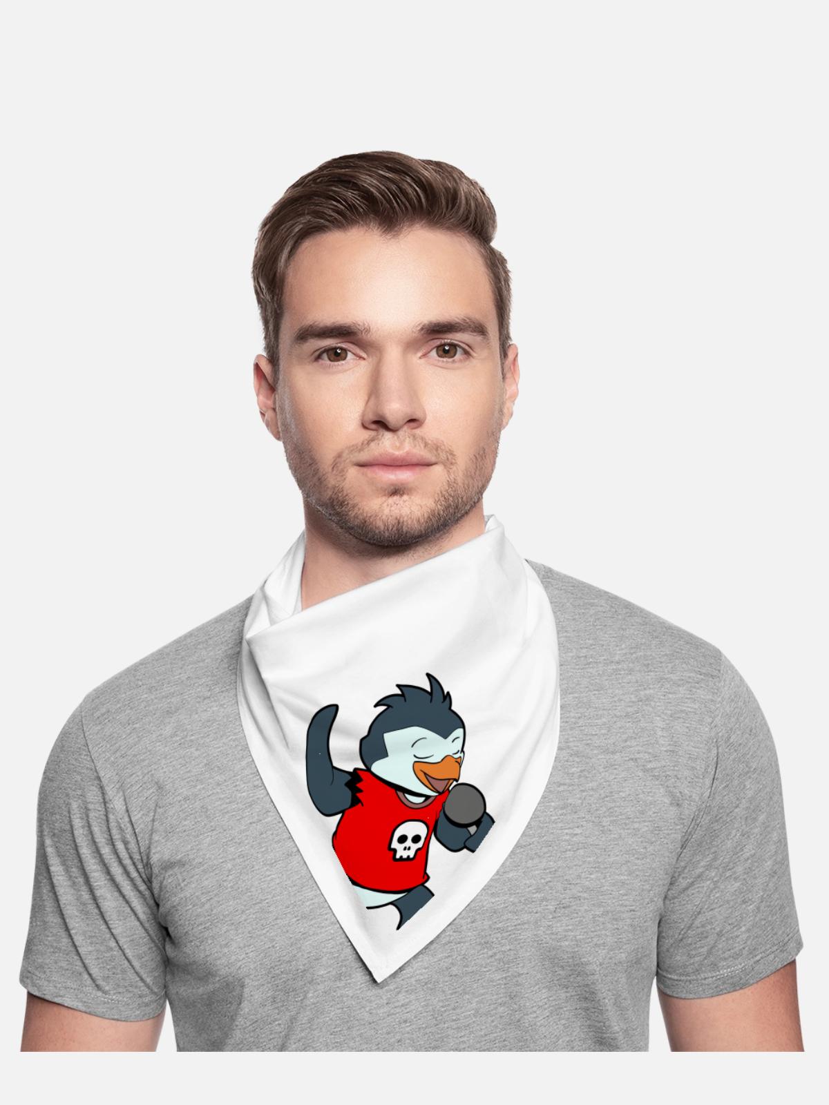 Singing Penguin With Microphone - Bandana - white - Front - TBD (187cm)