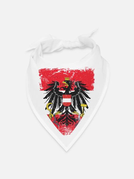 Austria - Bandana - white - Front